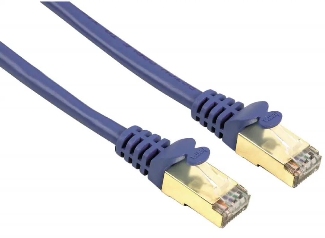 Exxter Cat 5e netwerkkabel STP 3m blauw verguld