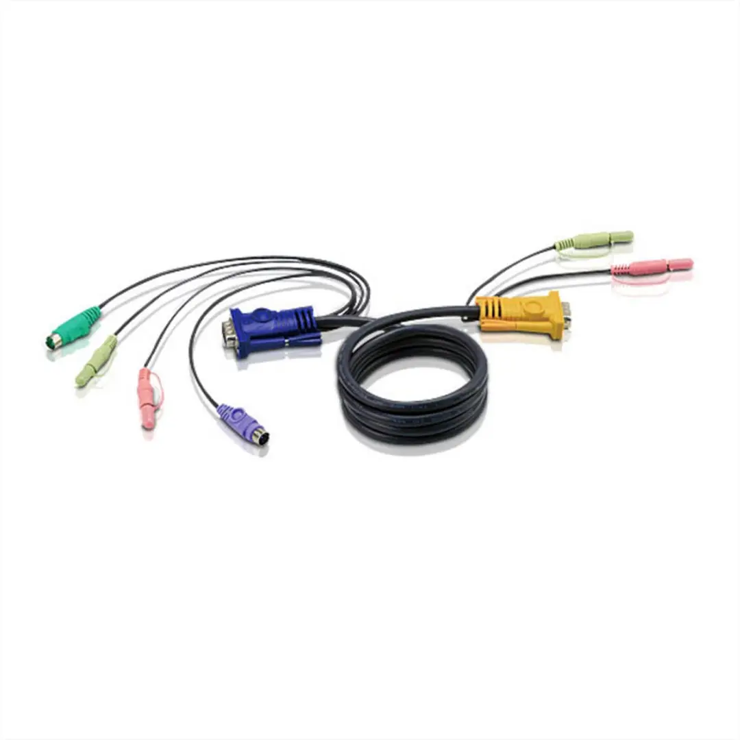 Aten 2L-5302P KVM Kabel VGA/PS/2/Audio - 1,8 m