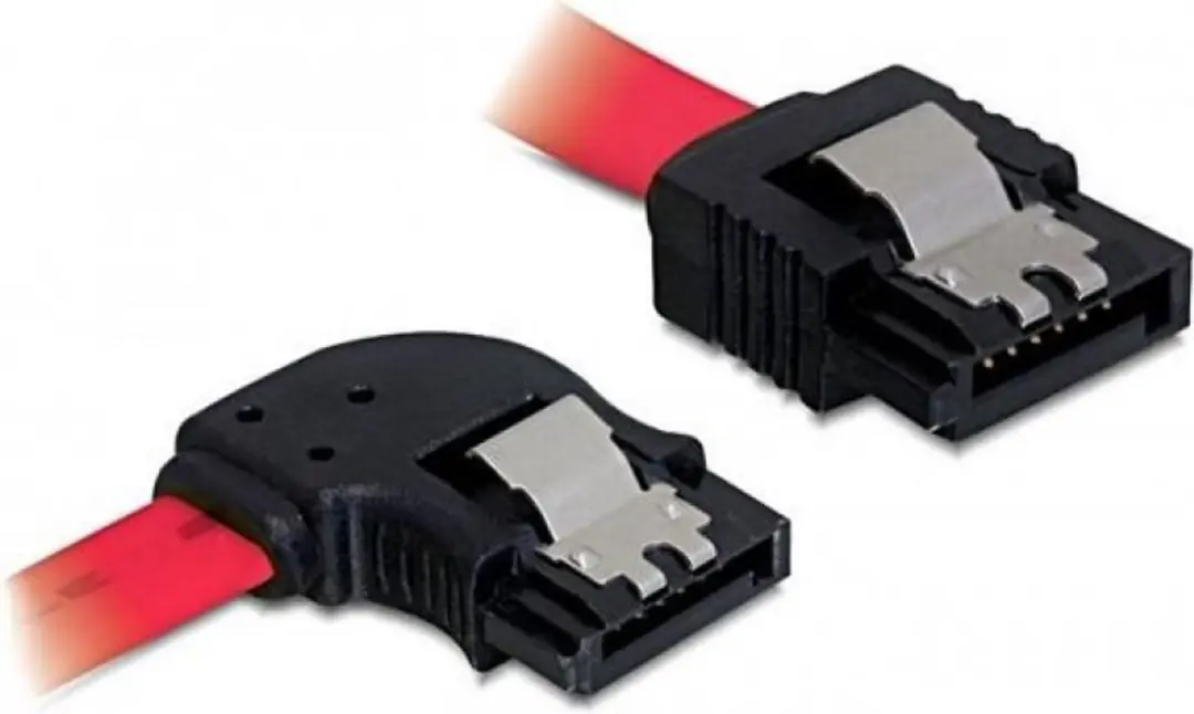 Delock SATA Kabel 3 Gb/s 50cm Rood - 1 Stuk - afbeelding 2 van 2