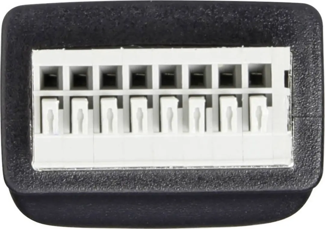 Tru Components LT-RJSTA RJ45-bus 1243970 - Zwart