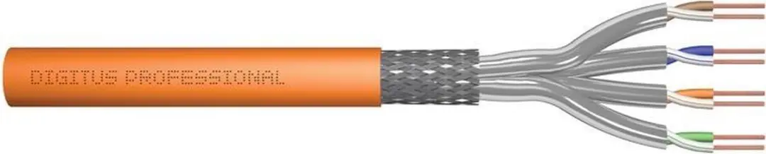 Digitus CAT7 sFTP Kabel 500m - Oranje - Vaste Koperen Kern