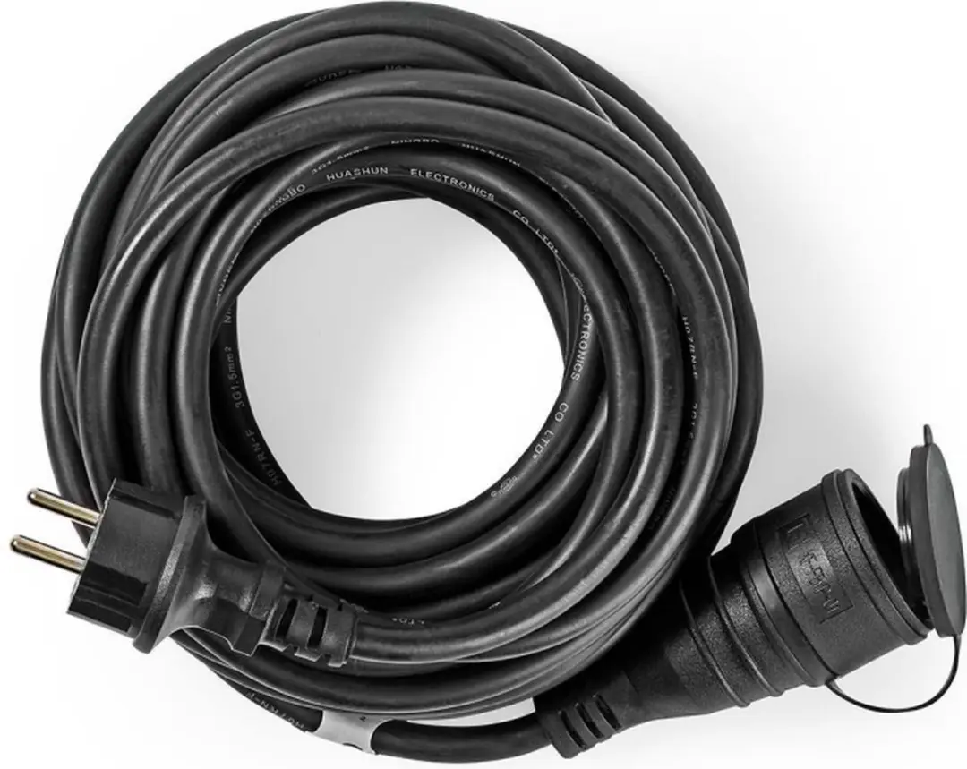 Goobay Geaarde Voeding Verlengkabel Outdoor 10m - 3x1,5mm²