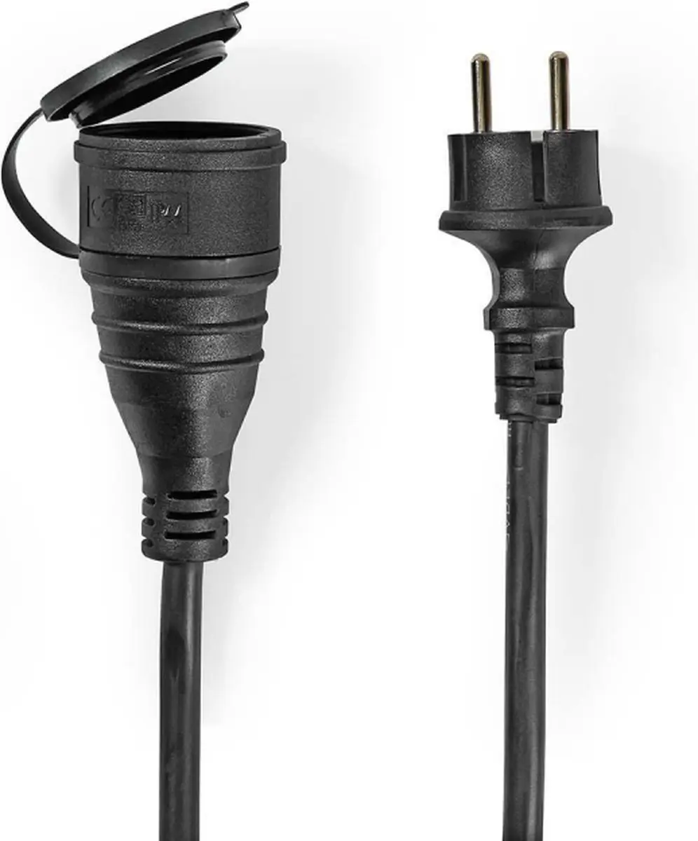 Goobay Geaarde Voeding Verlengkabel Outdoor 10m - 3x1,5mm²