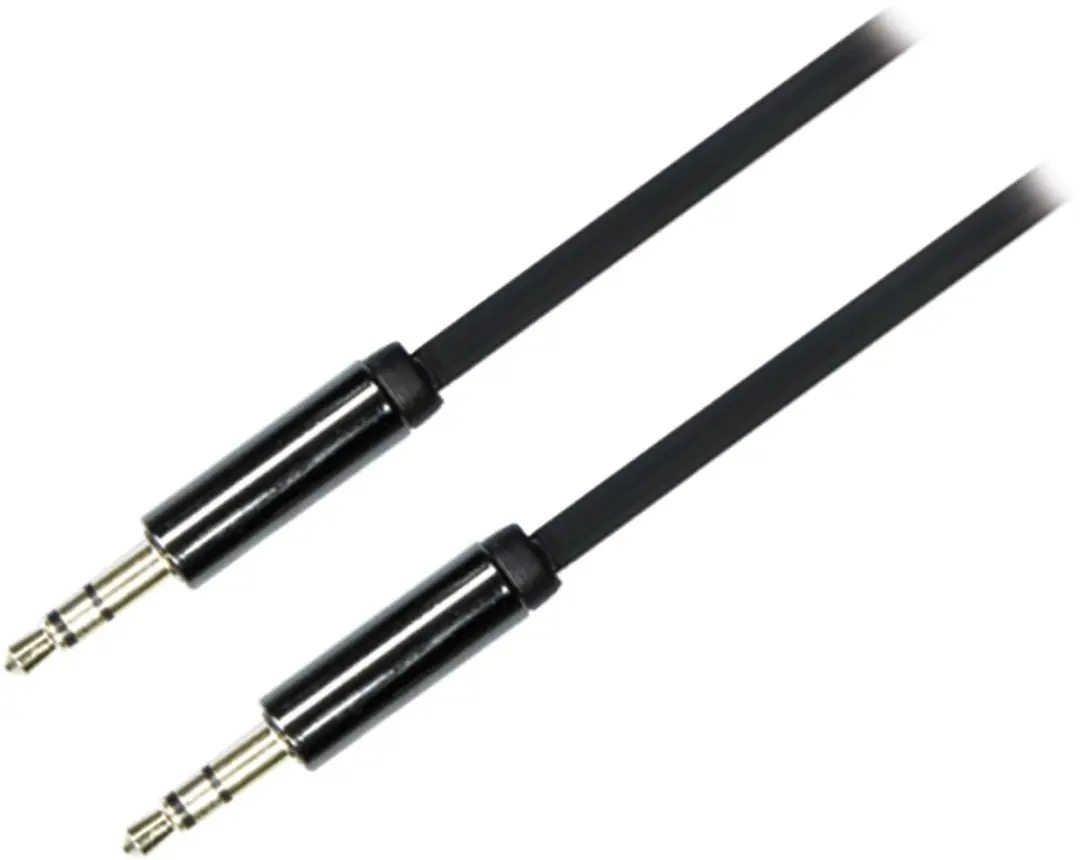 Deltaco AUD-101 Audiokabel 3,5mm - 1m - Zwart