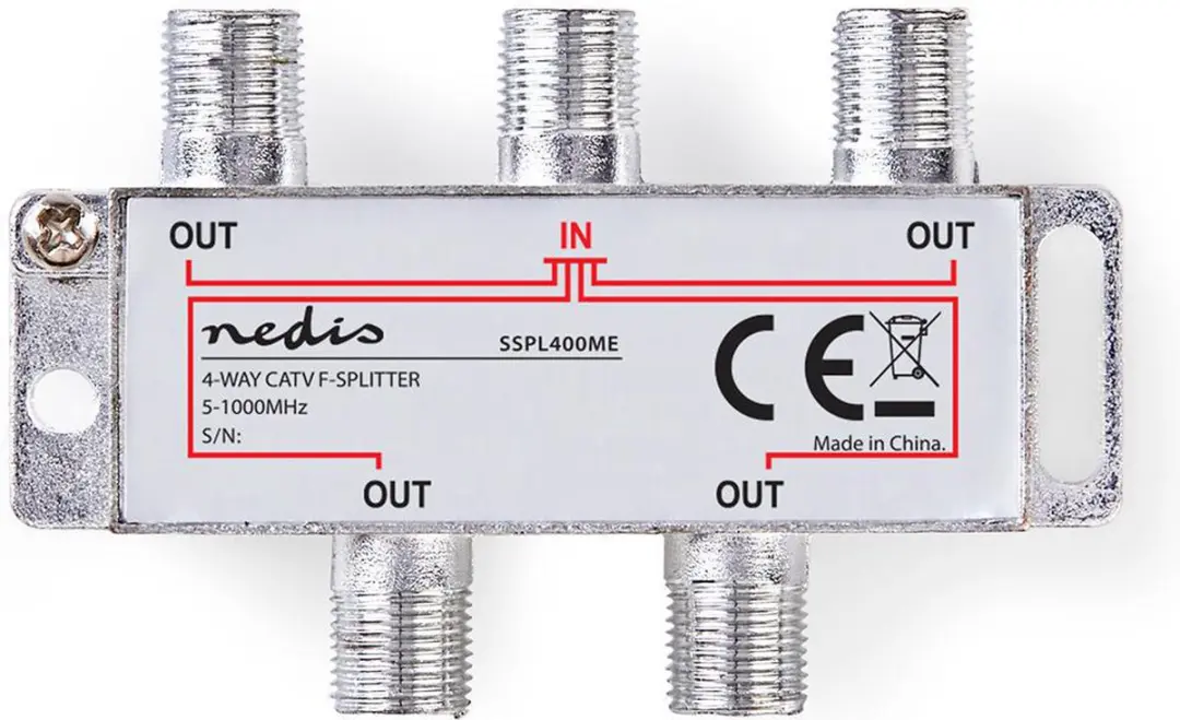 Nedis CATV-Splitter SSPL400ME