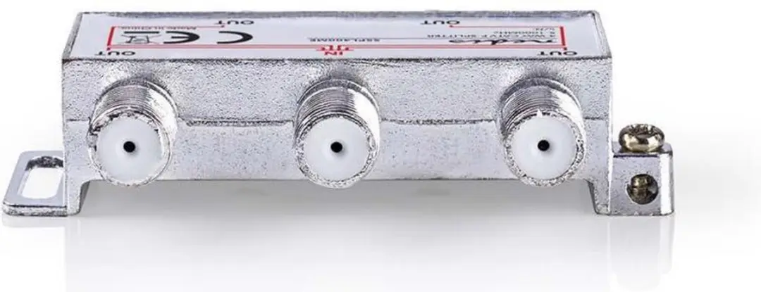 Nedis CATV-Splitter SSPL400ME - 4 Outputs 75 Ohm - Zilver - afbeelding 6 van 6