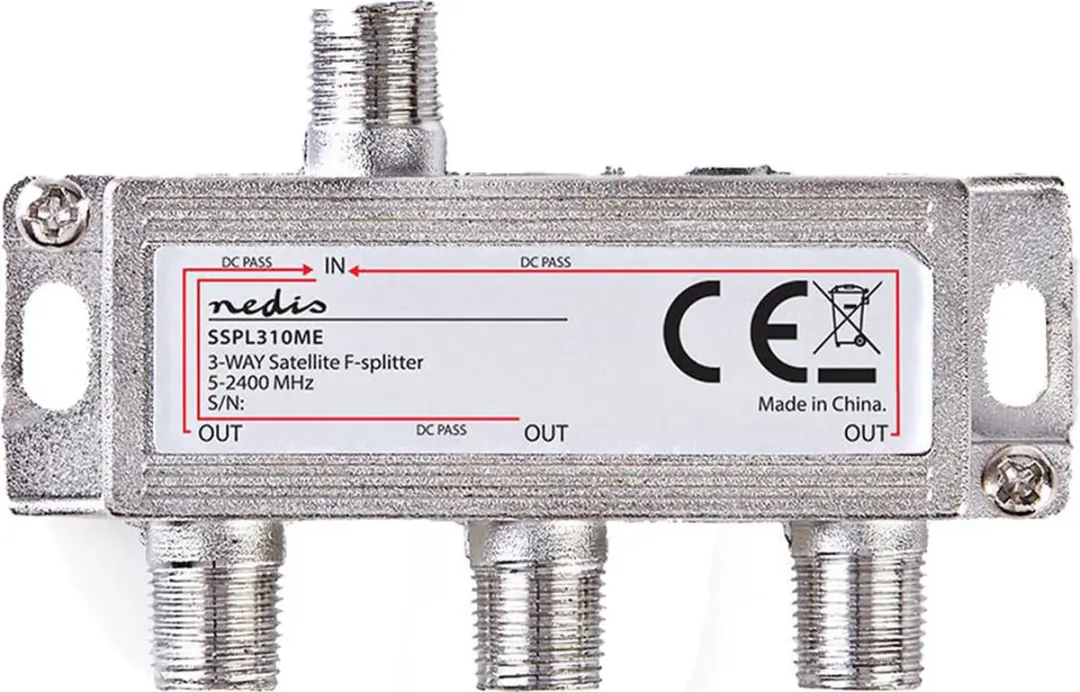 Nedis SSPL310ME Satellietsplitter