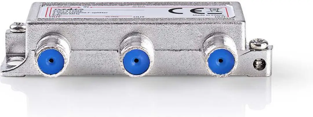 Nedis SSPL310ME Satellietsplitter - 3 Outputs - 10.5 dB - Zilver
