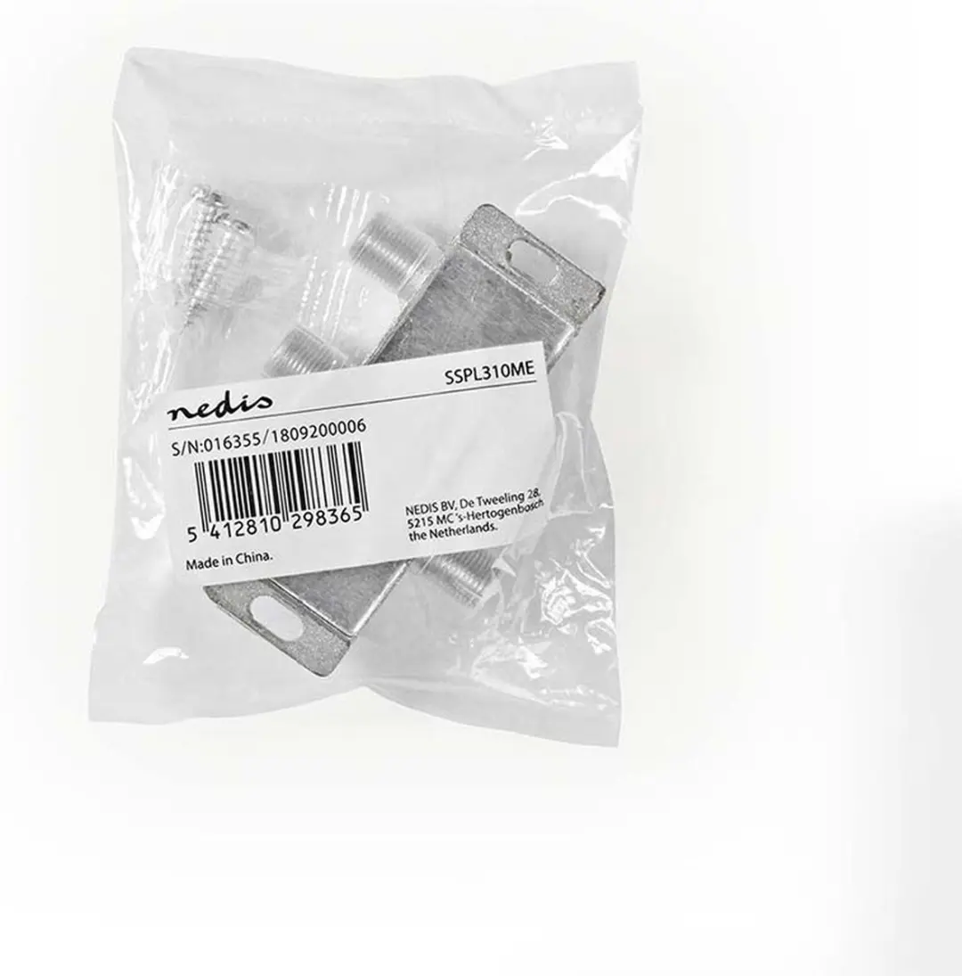 Nedis SSPL310ME Satellietsplitter - 3 Outputs - 10.5 dB - Zilver - afbeelding 6 van 6