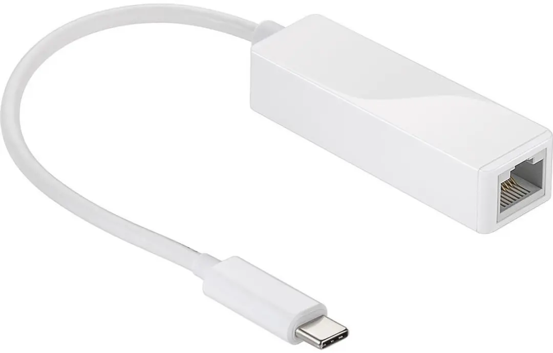 Nedis USB-C naar RJ45 Netwerkadapter 1Gbps - 0,2m - Wit - afbeelding 6 van 6