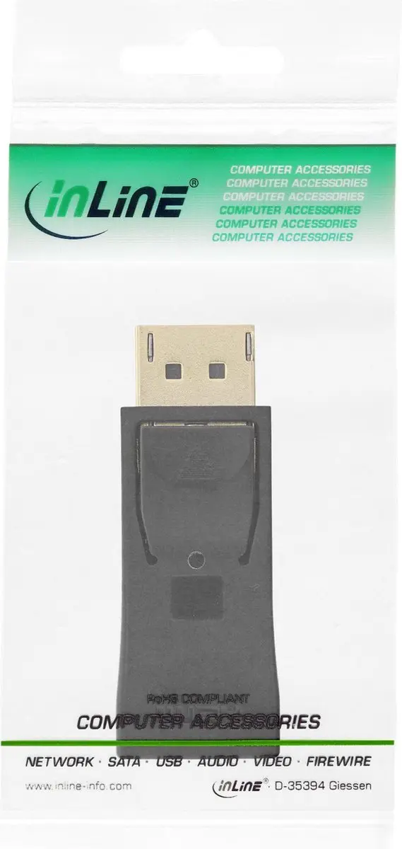 InLine DisplayPort/HDMI Adapter - Zwart