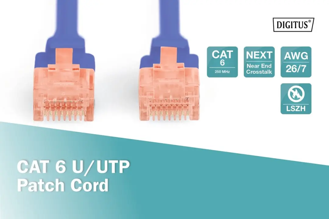 Digitus Patchcord UTP Cat 6 DK-1612-010/B - 1M - Blauw