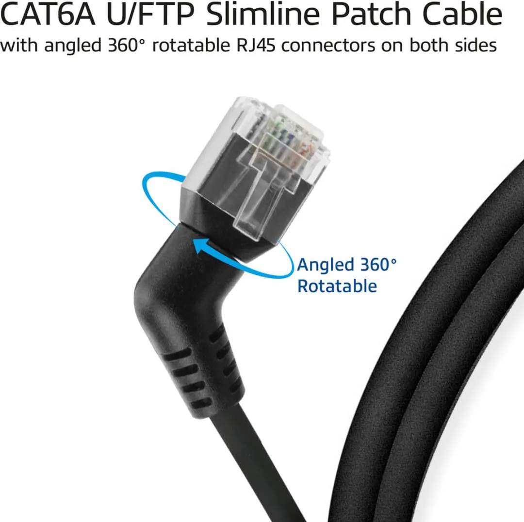 ACT DD1907 U/FTP CAT6A Patchkabel 7m - 360° Draaibare RJ45 - afbeelding 6 van 6
