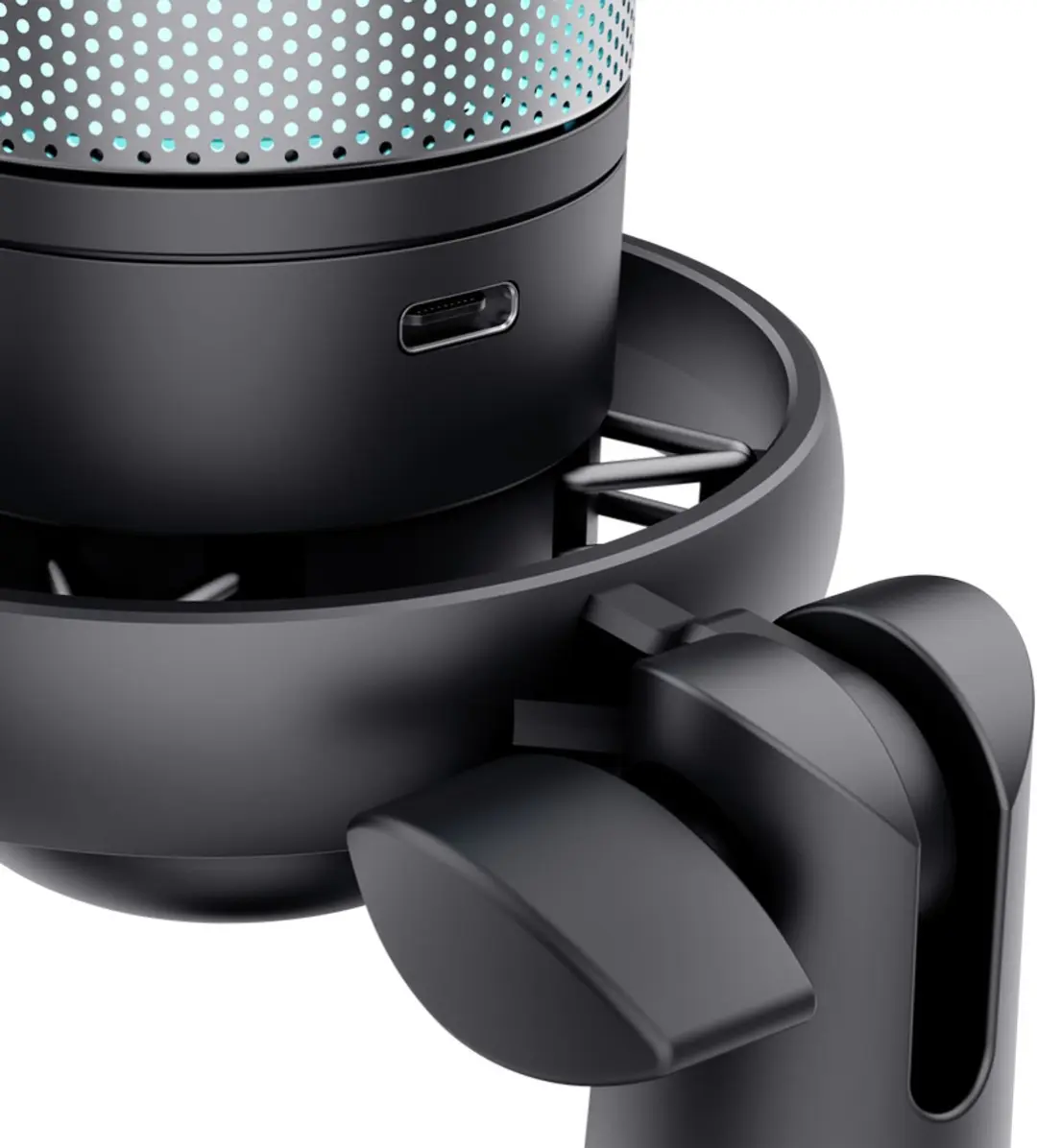 Trust GXT 238 Auron USB Microfoon - Cardioïde - RGB Zwart