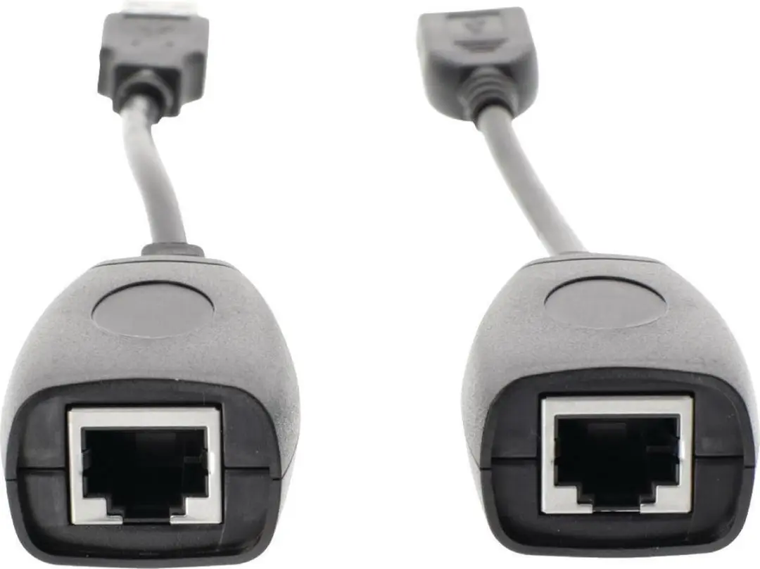 Nedis Actieve USB-Kabel CCGP60EXTBK500 - USB-A naar RJ45 - 0,2m - Zwart