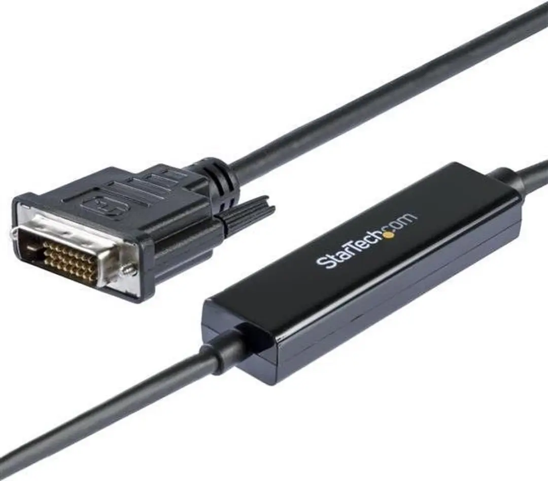 Startech USB-C naar DVI Adapterkabel 1m - 1920x1200 - Zwart