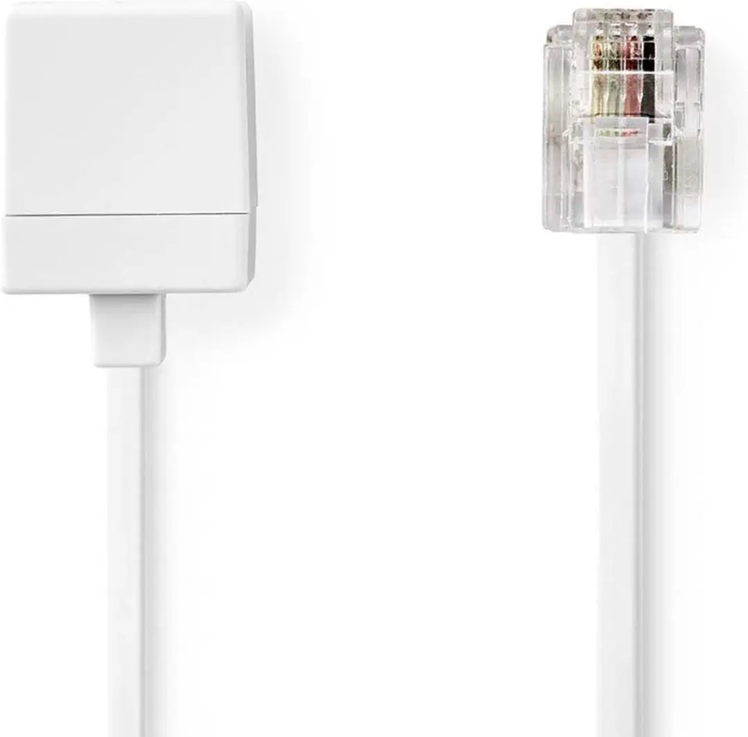 Nedis RJ11 Telefoon Verlengkabel 5m - Blauw