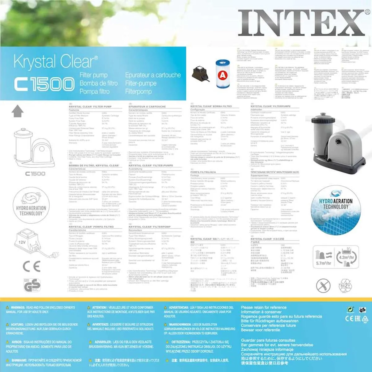 Intex Cartridge 28636GS - Filterpomp