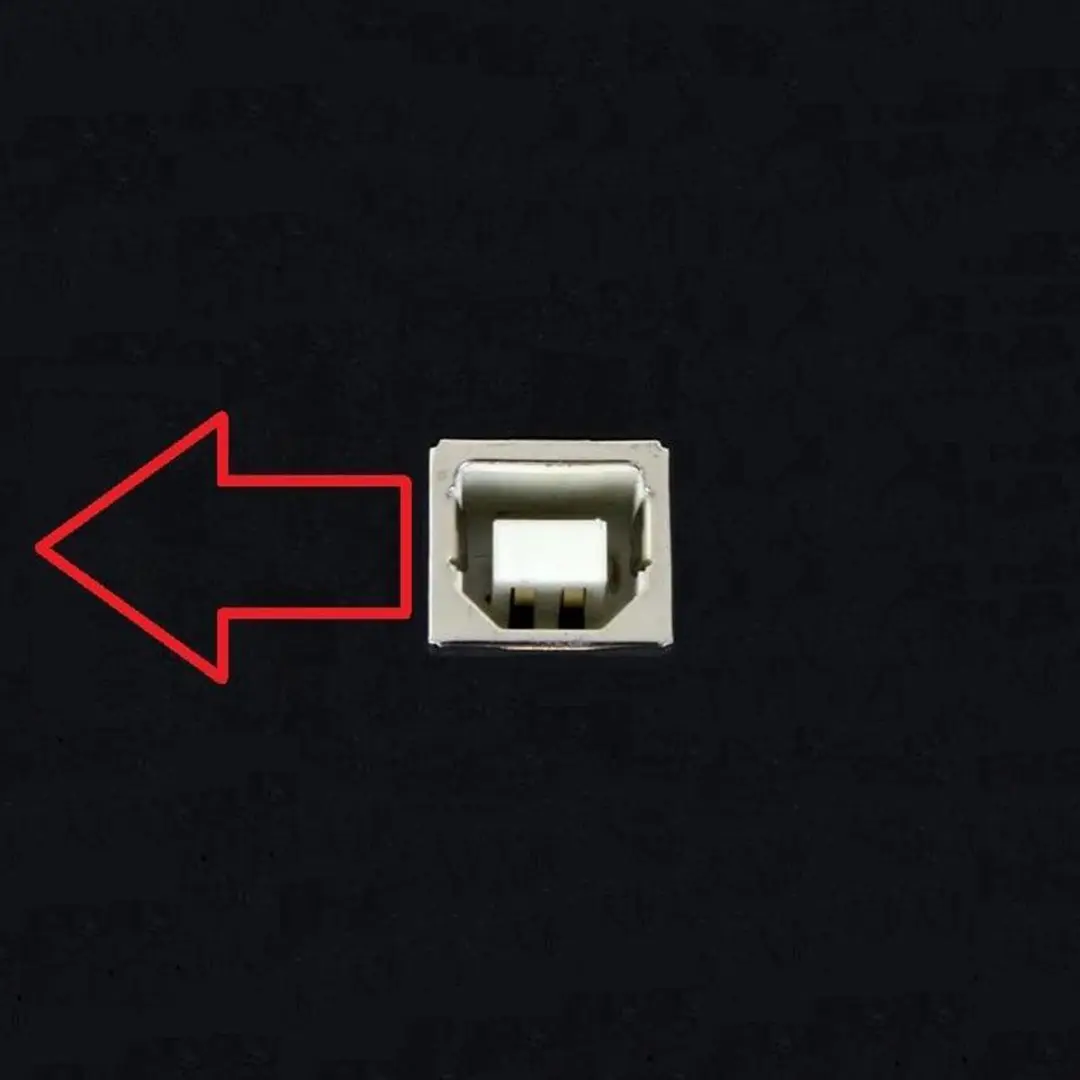 InLine USB naar USB-B Haaks Kabel 2.0 - 0,3m - Transparant