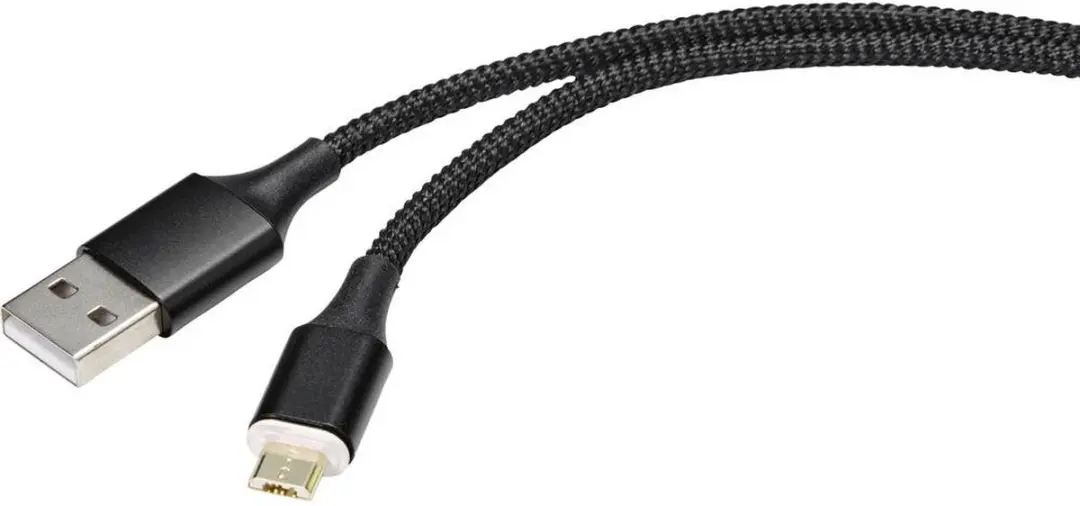 Renkforce RF-4746074 USB-kabel USB-A naar Micro-B 1m