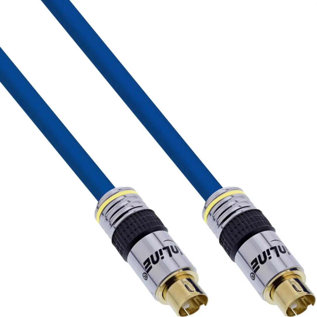 InLine S-VHS Kabel Vergulde 4-Pins Mini DIN