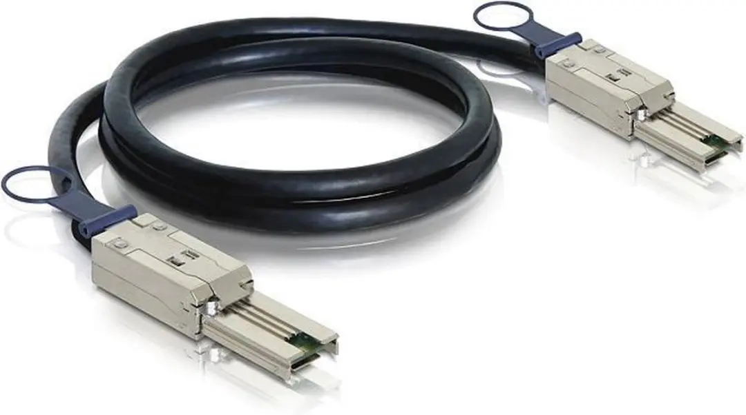 Delock Mini-SAS SFF-8088 Kabel 1m - Zwart