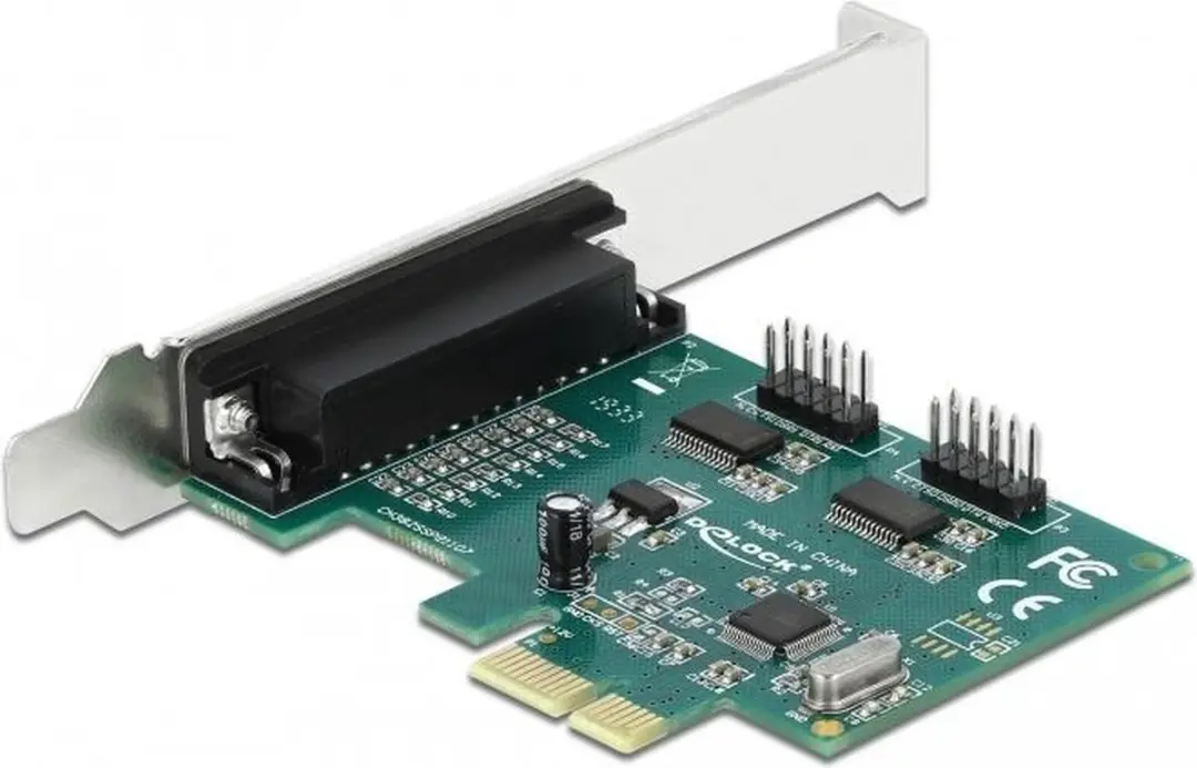 Delock PCIe Kaart 2x RS-232 + 1x Parallel - 90413
