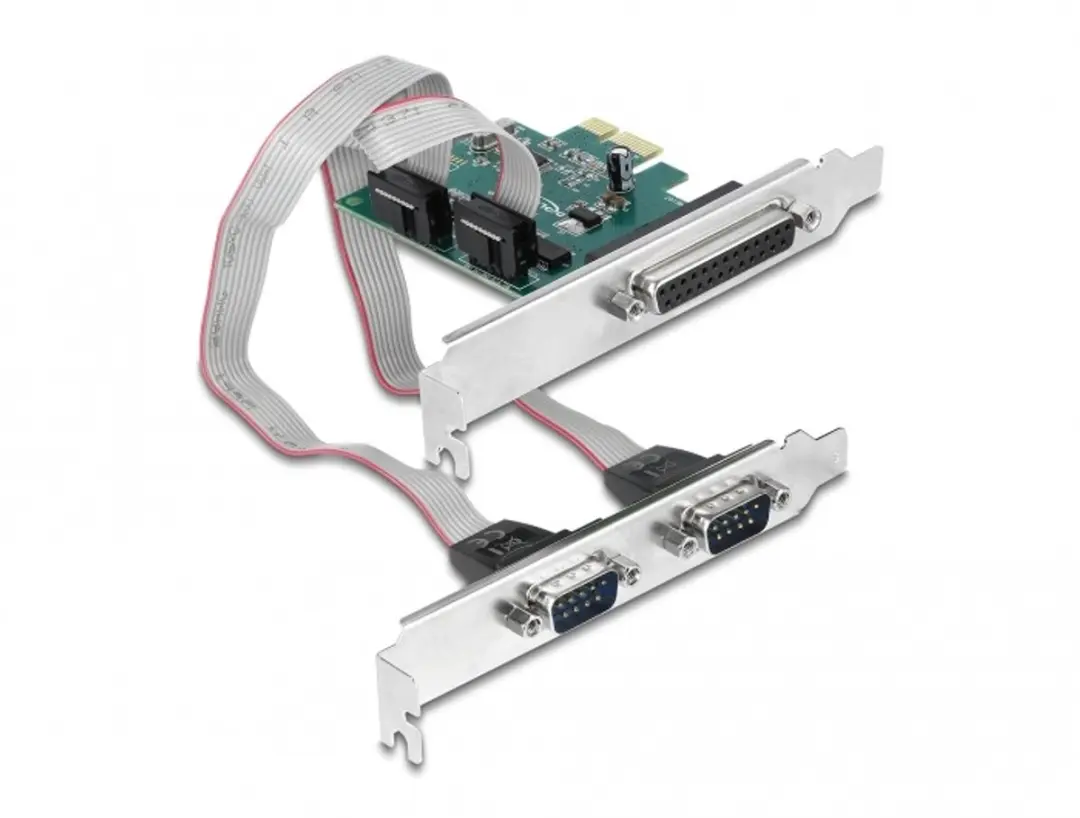 Delock PCIe Kaart 2x RS-232 + 1x Parallel