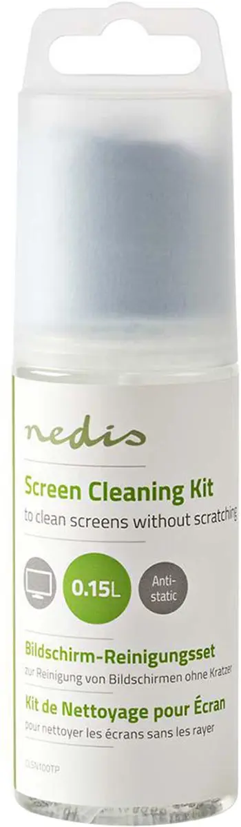 Nedis CLSN100TP Schermreiniger Spray 150ml - o.a. TV/Tablet/Notebook