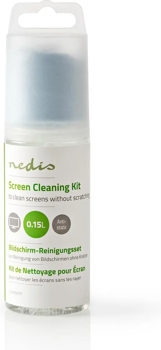 Nedis CLSN100TP Schermreiniger Spray 150ml - o.a. TV/Tablet/Notebook