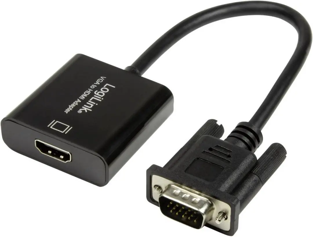 Logilink CV0060 VGA naar HDMI Adapter - Zwart