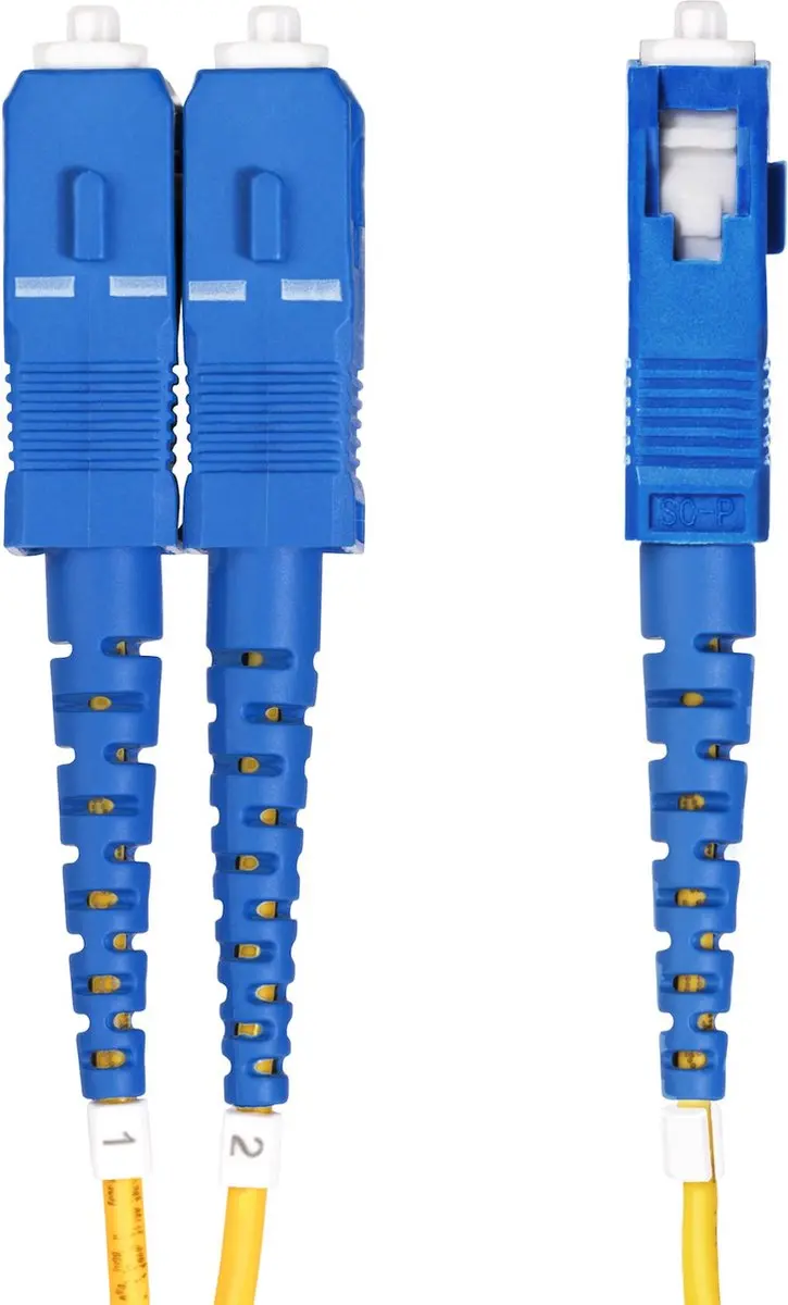 Startech SMLCSC-OS2-7M Glasvezelkabel LC-SC 100G 7m - Geel