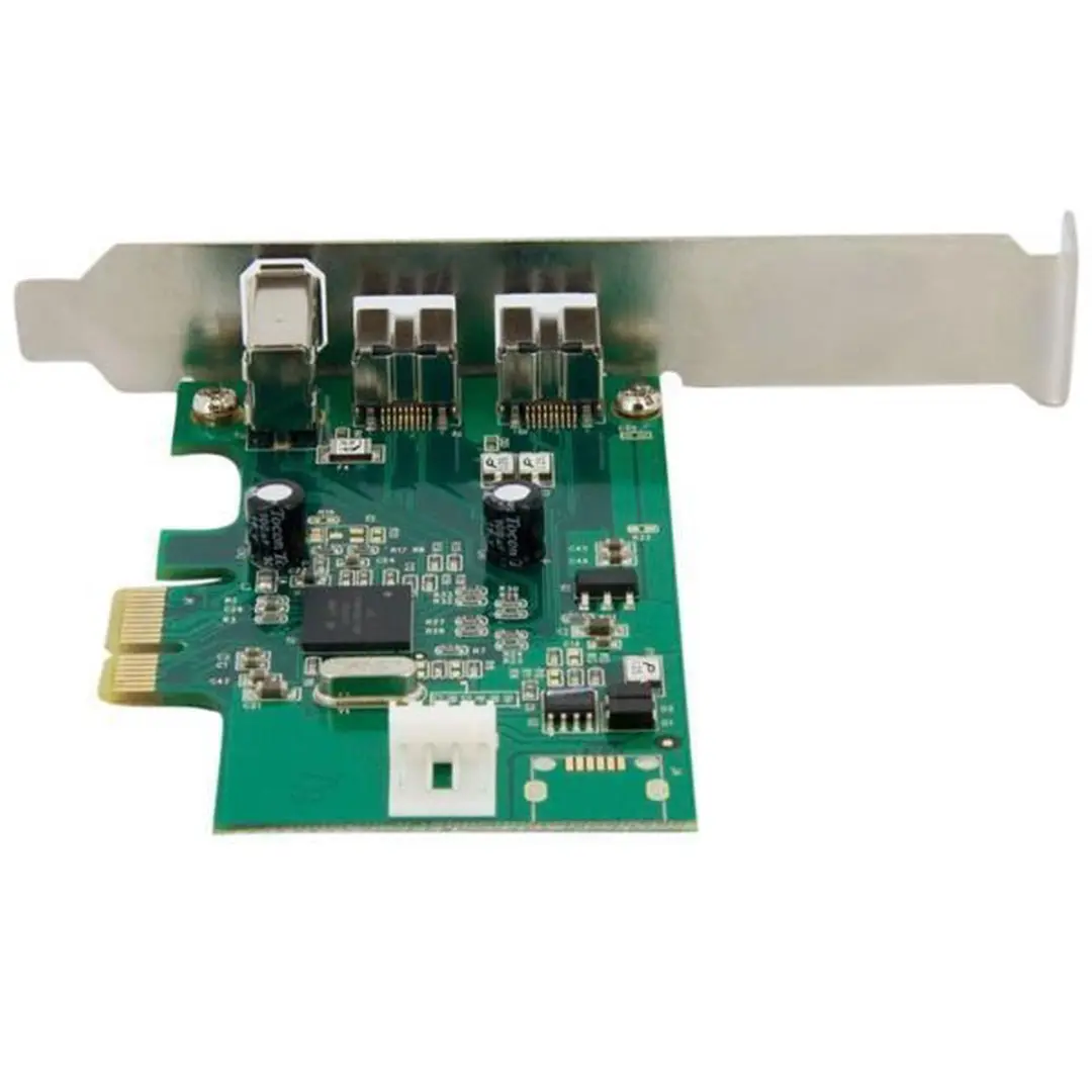 Startech PEX1394B3 PCI-kaart 800 Mbit/s - Grijs-Groen