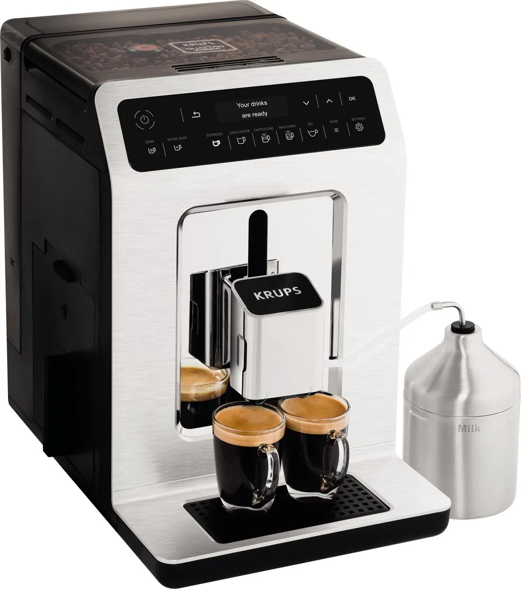 Krups Evidence EA891C Espressomachine - 15 Programma's - Chroom