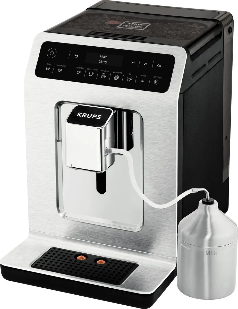 Krups Evidence EA891C Espressomachine - 15 Programma's - Chroom