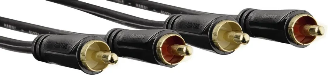 Hama Audiokabel 2x Cinch 5.0M - Zwart