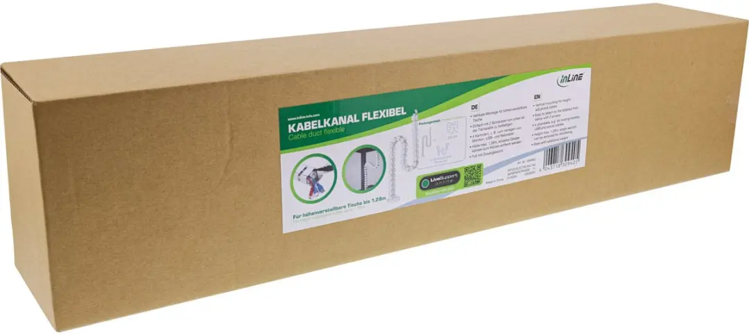 InLine Flexibele Kabelgoot 59996C - Wit