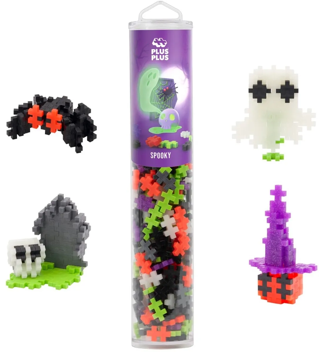Plus-Plus Spooky Mix Bouwset 240 Stuks - afbeelding 6 van 6