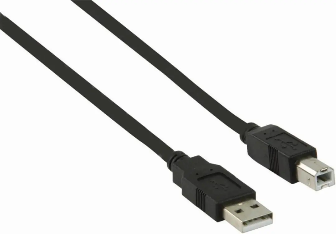 Nedis USB 2.0 A-B Kabel 2m - Zwart
