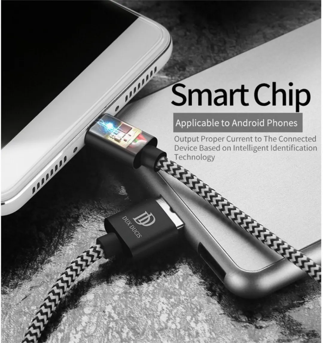 Dux Ducis 2.1A USB-A naar USB-C Kabelset 3 Stuks - 0.25m/1m/2m - Zwart/Wit