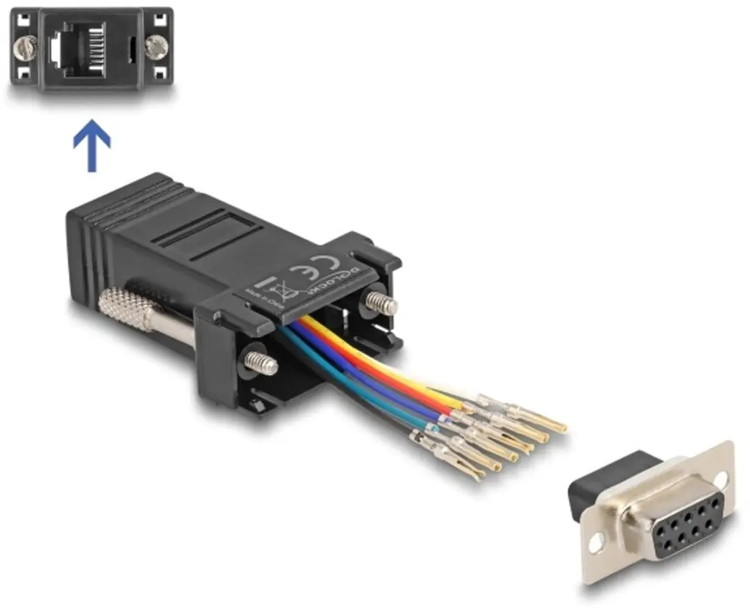 Delock D-Sub 9 naar RJ12 Adapter
