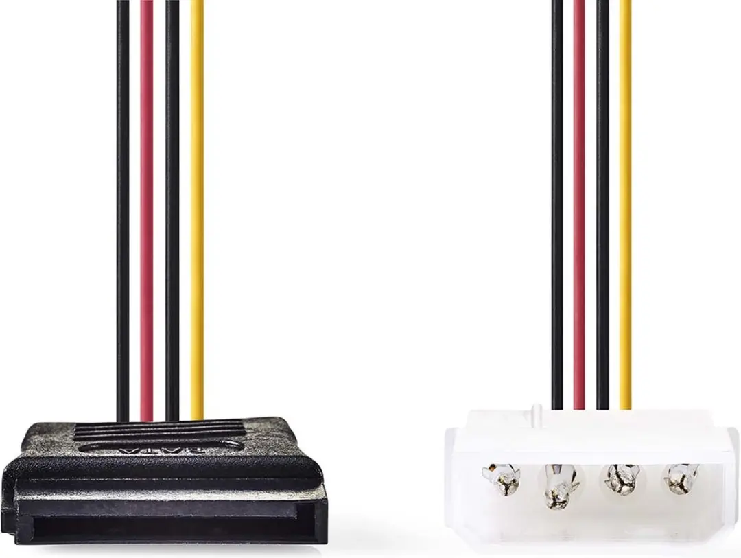 Nedis CCGB73500VA015 Voedingskabel Molex-SATA 15-Pins