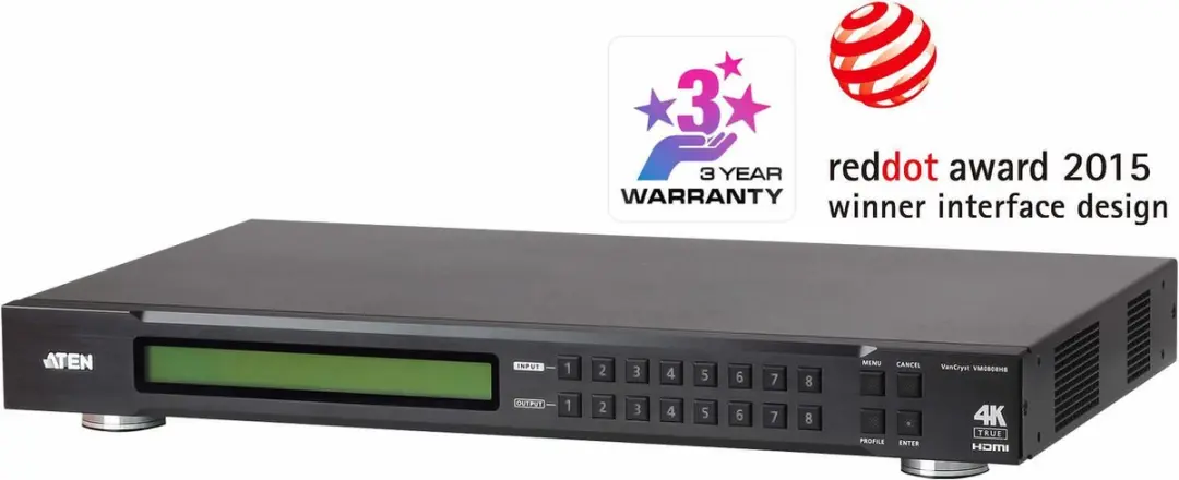 Aten VM0808HB-AT-G HDMI Schakelaar 8x8