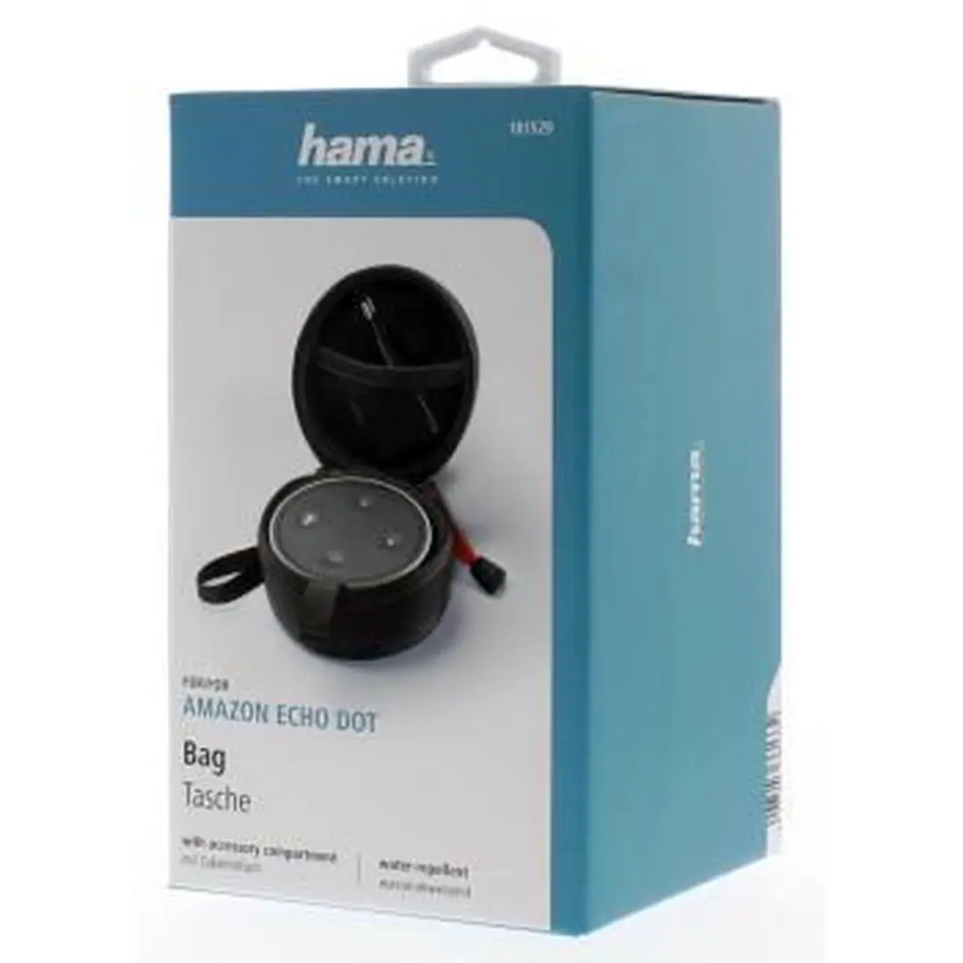 Hama Tas voor Amazon Echo Dot 2e generatie - Zwart