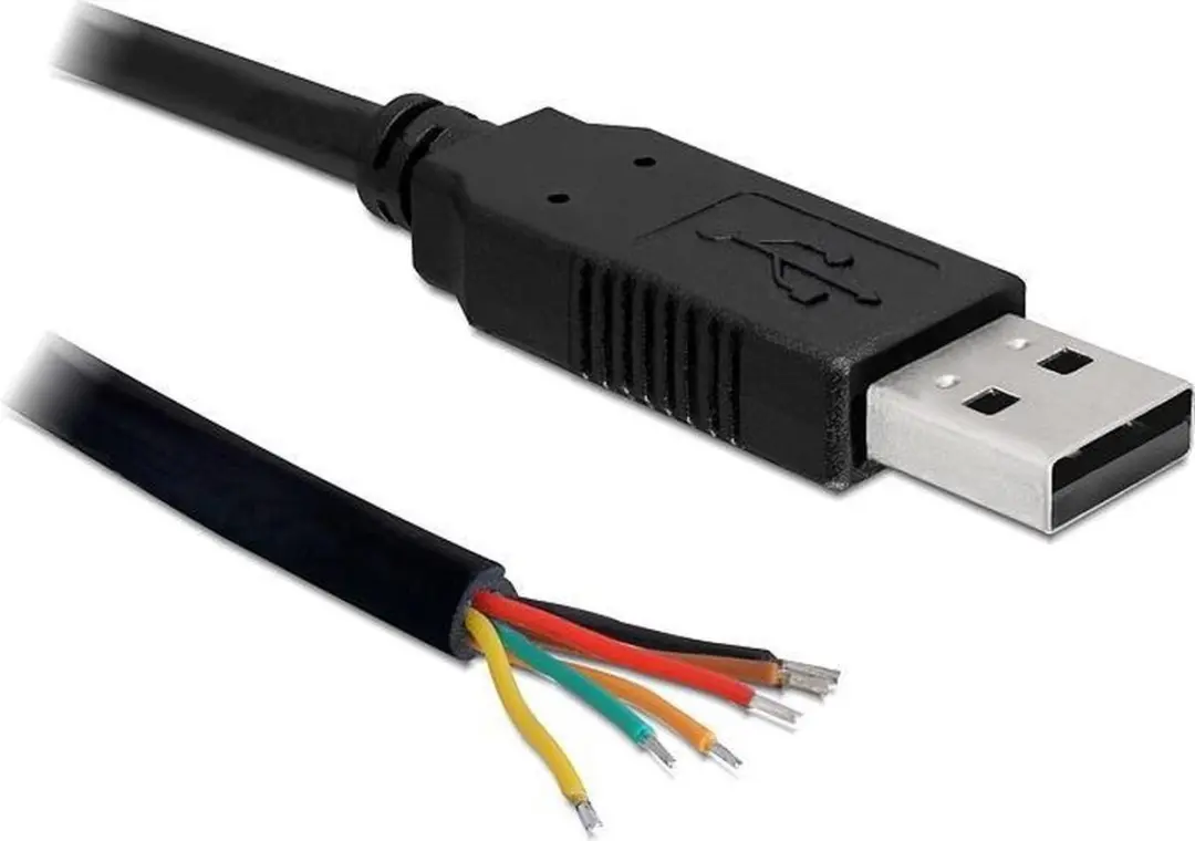 Delock USB 2.0 naar Seriell-TTL Converter - Zwart