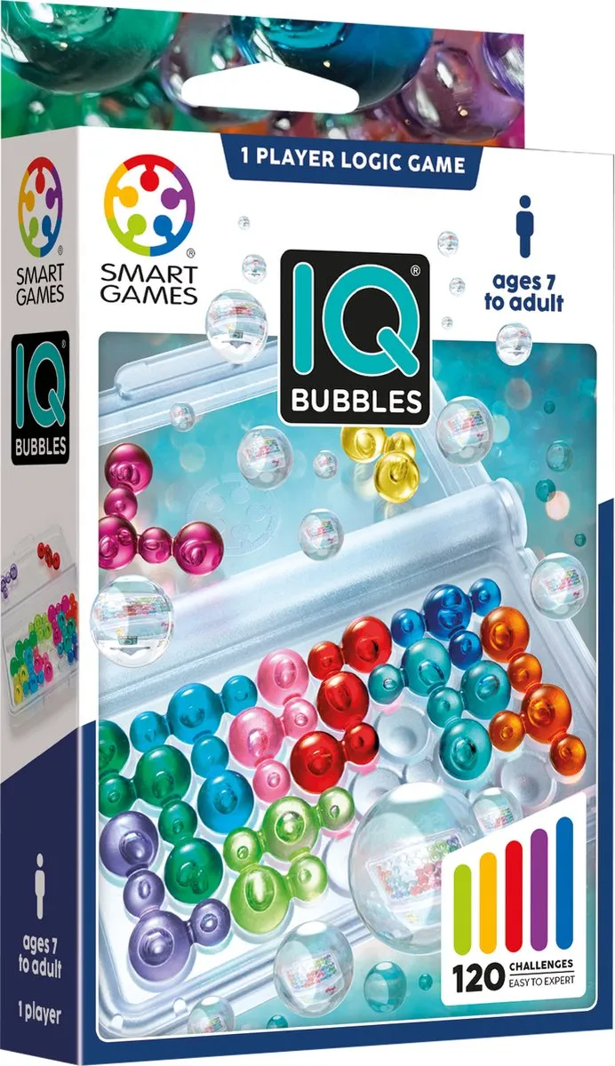 SmartGames IQ Bubbles SG 493 IQ Puzzler - 120 Opdrachten