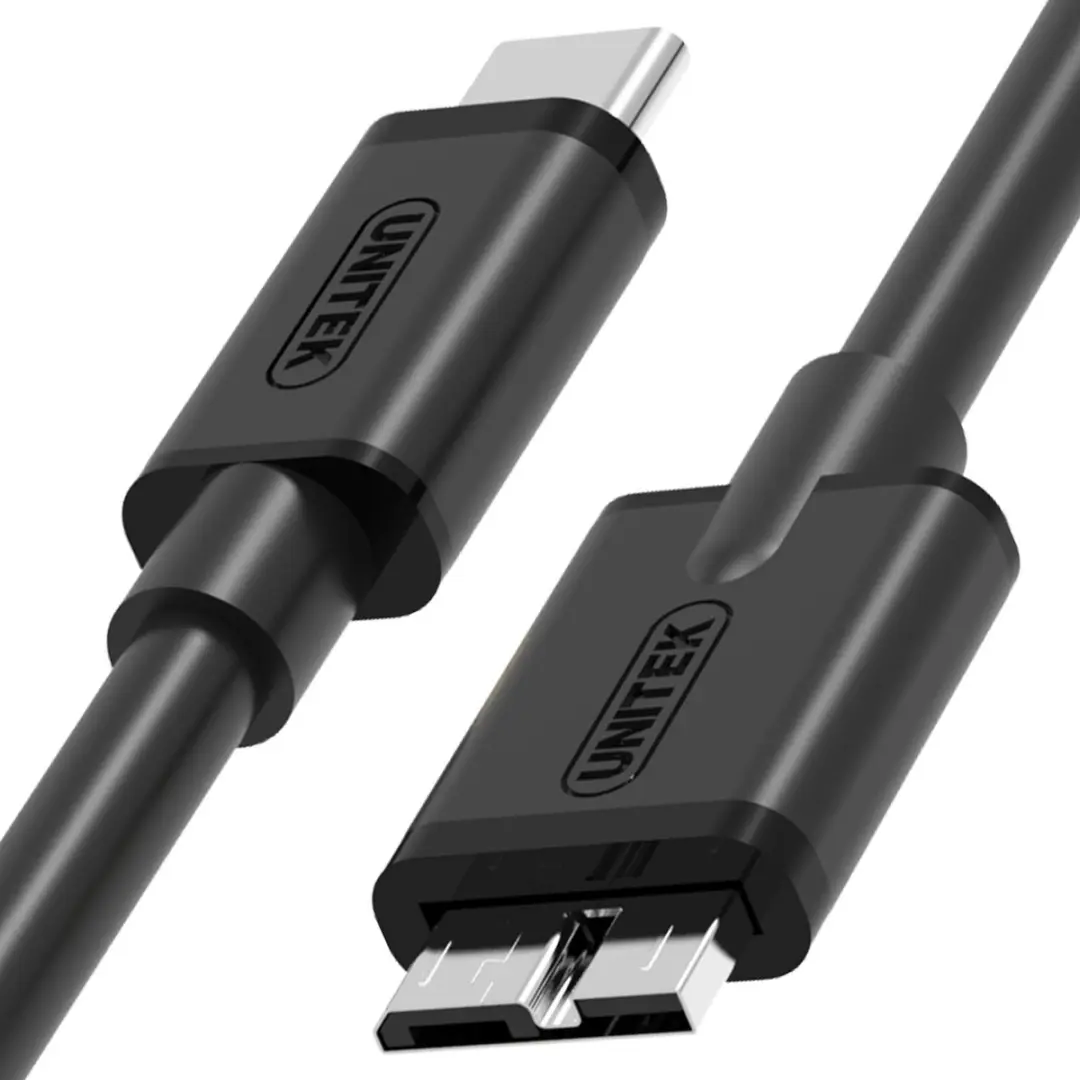 Unitek USB-C naar Micro-USB Kabel 1M - Zwart - afbeelding 6 van 6
