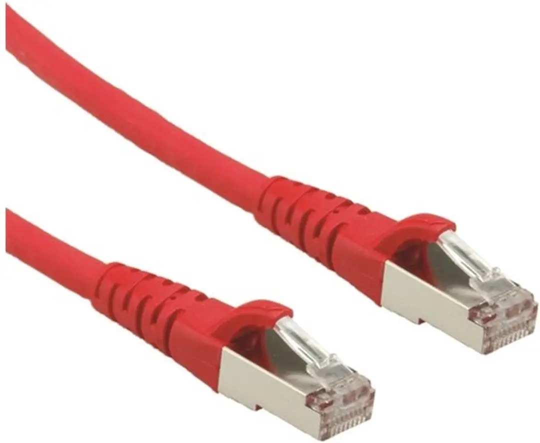 Roline Patchkabel Cat.6A S/FTP PiMF LSOH Rood 0,5m - afbeelding 6 van 6