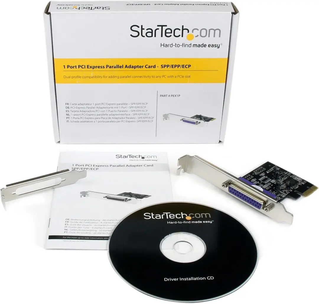 Startech PEX1P2 Parallelle PCIe Kaart - PCIe naar DB25