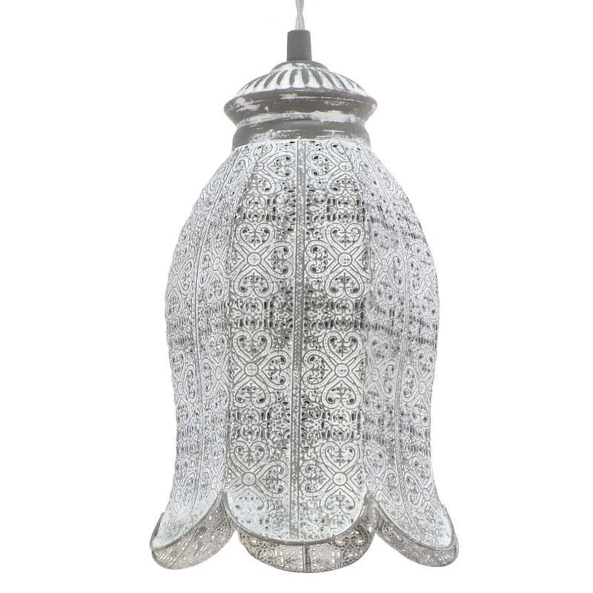 Eglo Vintage Hanglamp - 1 Licht - Ø165mm - Patina Grijs